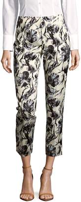 Lafayette 148 New York Women's Stanton Abstract-Print Cropped Pants
