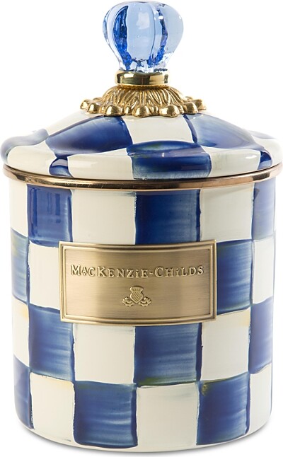 Mackenzie Childs MacKenzie-Childs Royal Check Canister - Small