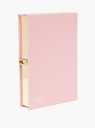 Olympia Le-Tan Anna Karenina Embroidered Book Clutch - Pink Multi
