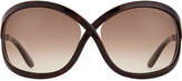 Thumbnail for your product : Tom Ford Injected Plastic Sunglasses, Havana/Brown