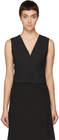 Vests-dolce and gabbana black wool vest