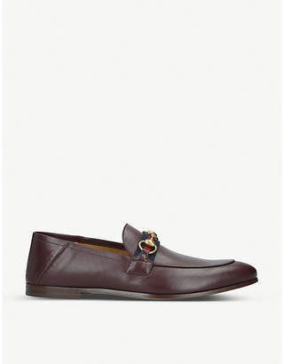 Gucci Brixton leather loafers