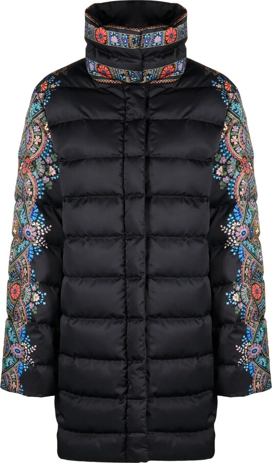 Etro Printed Quilted Coat ShopStyle