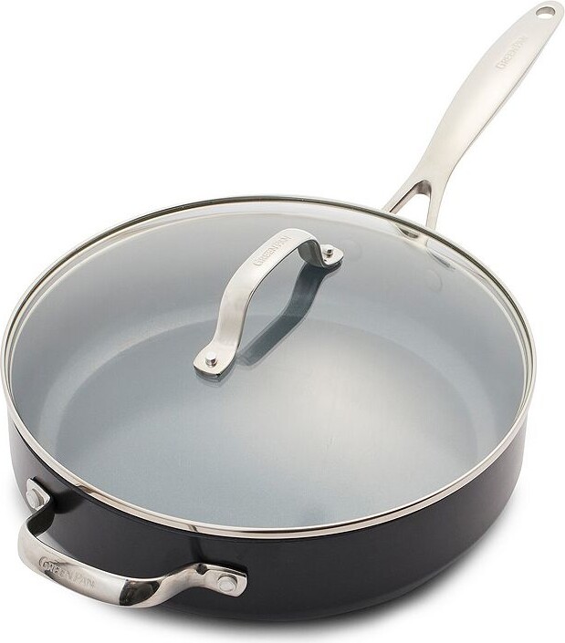 Valencia Pro 4.5-qt. Hard Anodized Aluminum Ceramic Nonstick Sauté Pan with Lid