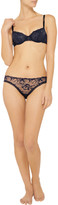 Thumbnail for your product : Stella McCartney Sarah Sailing embellished stretch-lace underwired bra