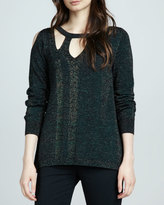 Thumbnail for your product : Nanette Lepore Warp Speed Shimmery Sweater