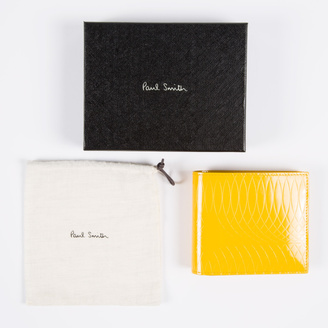 Paul Smith No.9 - Yellow Patent Leather Billfold Wallet