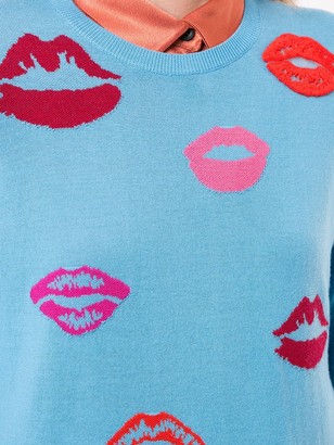 VVB Lipstick Lips Print Jumper