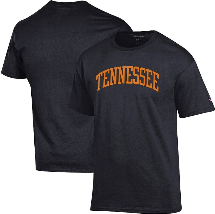 Men's Champion Black Tennessee Volunteers Basic Arch T-Shirt