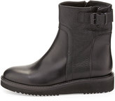 Thumbnail for your product : Vince Reid Leather Short Boot, Black