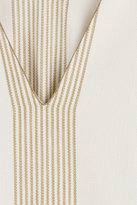 Thumbnail for your product : Derek Lam Embroidered Cotton Blend Tunic Dress