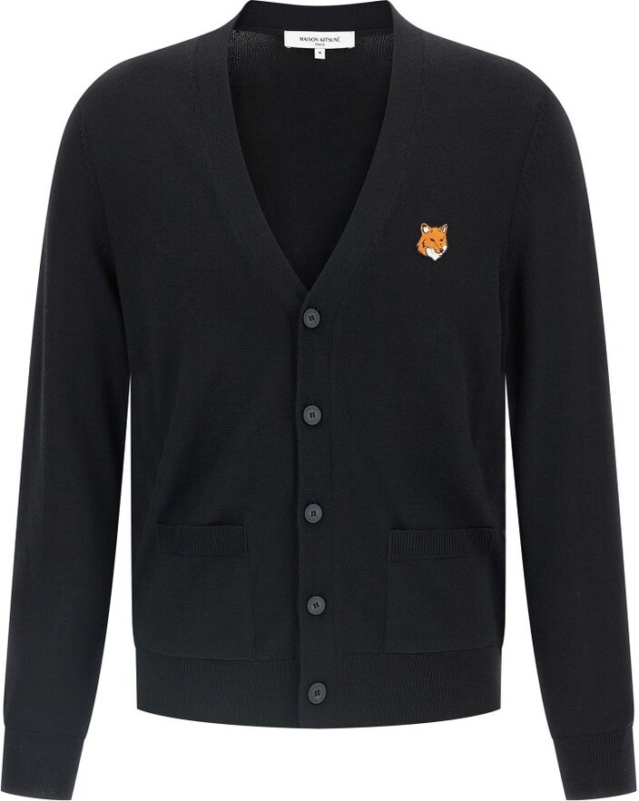 MAISON KITSUNÉ Fox Head Regular Cardigan