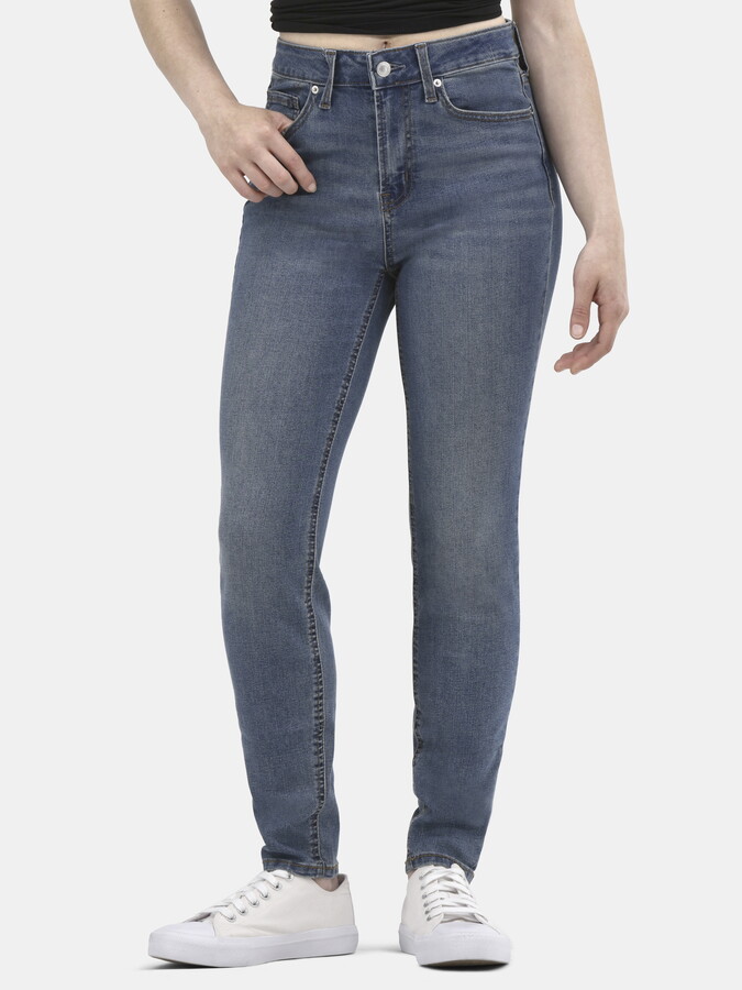 No Boundaries High Rise Skinny Jeans, 29” Inseam, 1 or 2-Pack, Women’s