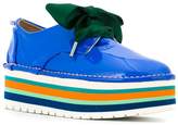 Thumbnail for your product : MarsÃ ̈ll stripe platform shoes