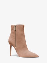 michael kors livvy suede ankle boot