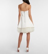 Thumbnail for your product : Maticevski Camelia tulle-trimmed crepe minidress