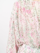 Thumbnail for your product : Giambattista Valli Floral Print Silk Blouse