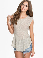 Thumbnail for your product : Only Lisen Lurex Peplum Top