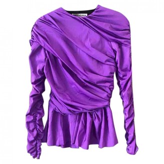 Balenciaga Purple Cotton Top for Women