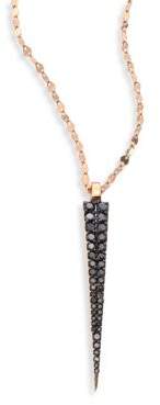 Lana Reckless Spike Diamond & 14K White Gold Pendant Necklace