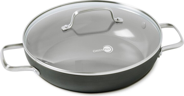 Green Pan Chatham Healthy Ceramic Nonstick Everyday Pan with Lid 11\