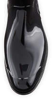 Thumbnail for your product : Burberry Rubber Rain Boot with Heart Print, Black