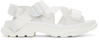 Alexander McQueen White Tread Sandals