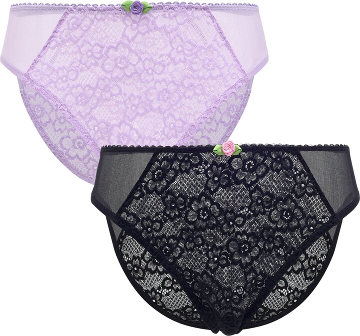 Parade Lace Cheeky Underwear, 2-Pack, Sizes XS to 3XL