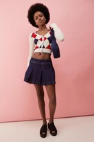 Thumbnail for your product : Urban Outfitters Cropped Argyle Knit Cardigan
