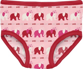 Kickee Pants Kids Print Underwear Set- 3-Pack (Little Kids/Big Kids)  (Natural Rose Trellis/Calypso/Calypso Elephant) Girl's Underwear - ShopStyle
