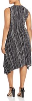 Thumbnail for your product : Vince Camuto Plus Sleeveless Electric Lines Dress