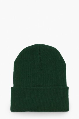 boohoo Green Beanie Hat