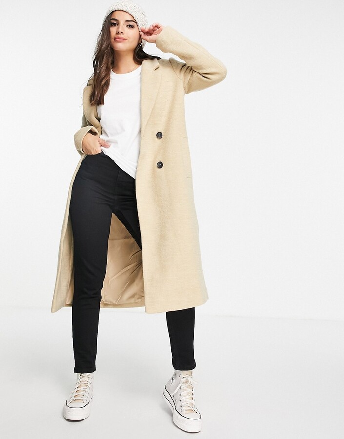 monki beige coat