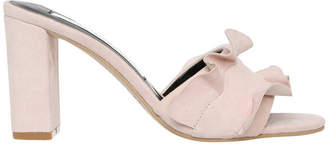 Chica Pink Suede Sandal