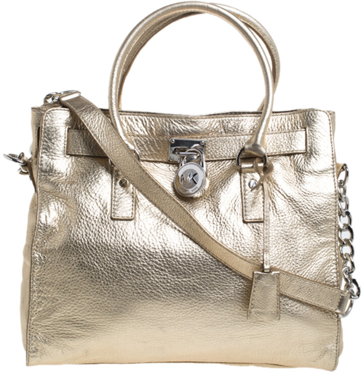michael kors gold purse