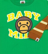 Thumbnail for your product : Bape Kids Layered cotton-blend jersey top