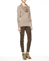 Thumbnail for your product : Elie Tahari Roxana Slim Stretch Leather Pants