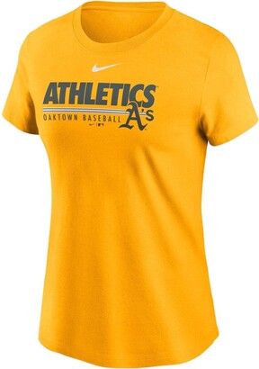 Nike Women's Gold Oakland Athletics Baseball T-Shirt