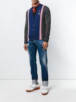 Thumbnail for your product : DSQUARED2 bicolour cardigan with stripe bands