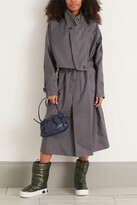 Thumbnail for your product : Tibi Double Collar Frank Trench in Dark Heather Gray
