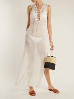 Thumbnail for your product : Melissa Odabash Kourtney Sleeveless Eyelet Knit Maxi Dress - Womens - Cream