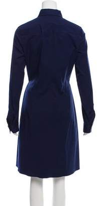 Michael Kors Long Sleeve Knee-Length Dress