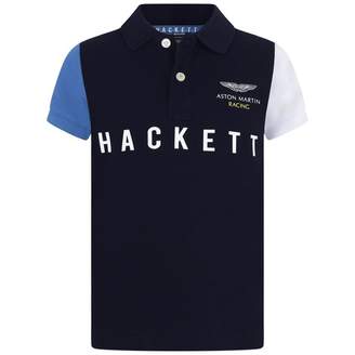 Hackett HackettBoys Navy Racing Polo Top