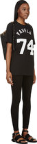 Thumbnail for your product : Givenchy Black Jersey Inlay Leggings