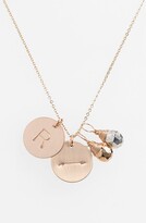 Thumbnail for your product : Nashelle Pyrite Initial & Arrow 14k-Gold Fill Disc Necklace