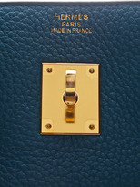 Thumbnail for your product : Hermes Heritage Auctions Special Collection 35Cm Blue Izmir Clemence Birkin