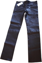 Thumbnail for your product : Leroy VERONIQUE Black Leather Trousers