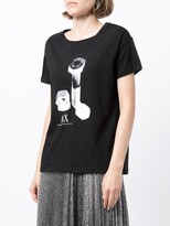 Thumbnail for your product : Armani Exchange logo-print cotton T-shirt