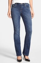 Thumbnail for your product : Jag Jeans 'Foster' Distressed Bootcut Jeans (Indigo Aged) (Petite)