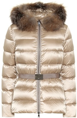 Moncler Tatie fur-trimmed down jacket - ShopStyle Parkas